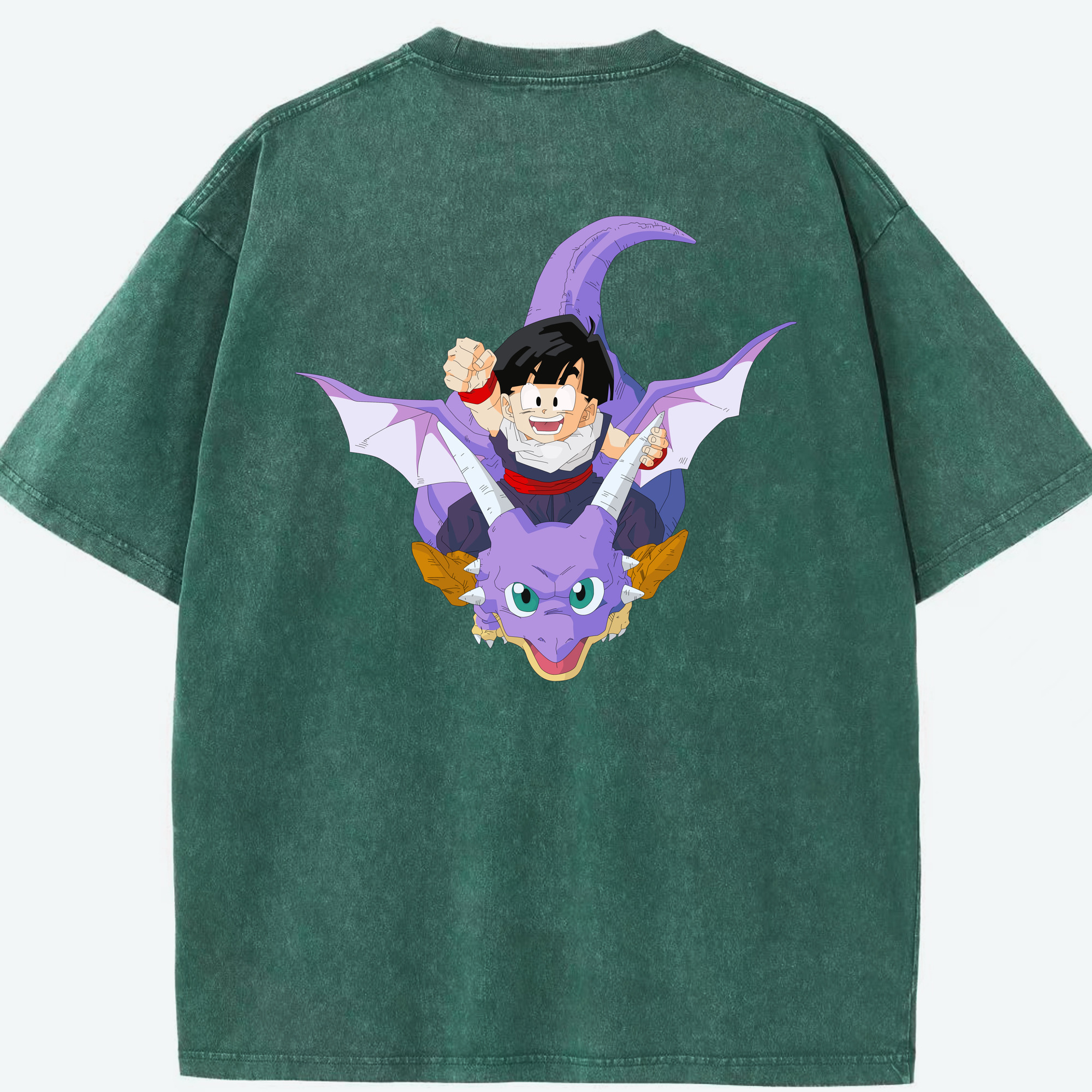 （画像用） ドラゴンボール DRAGON BALL 綿100% ヴィンテージ風 半袖Tシャツ（背面プリント）